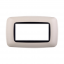 Placca in Plastica Bombata Sabbia Compatibile Living Light - 4 Posti - Ettroit