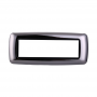 Placca in Plastica Bombata Cromato Lucido Compatibile Living Light - 7 Posti - Ettroit