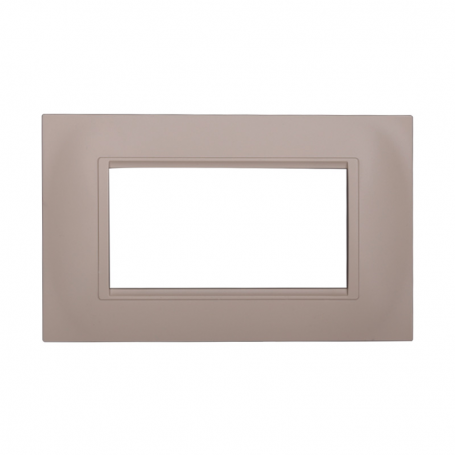 Placca in Plastica Quadrata Sabbia Compatibile Living Light - 4 Posti - Ettroit