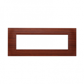 Placca in Plastica Quadrata Radica Compatibile Living Light - 7 Posti - Ettroit