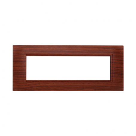 Placca in Plastica Quadrata Radica Compatibile Living Light - 7 Posti - Ettroit