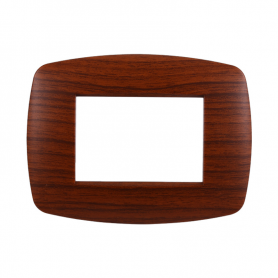 Placca in Plastica Slim Radica Compatibile Living Light - 3 Posti - Ettroit