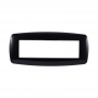 Placca in Plastica Slim Nera Compatibile Living Light - 7 Posti - Ettroit