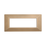 Placca Piramide in Plastica Oro Compatibile Bticino Axolute - 6 Posti - Ettroit
