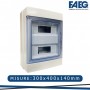 Centralino da Parete Stagno Con Sportello IP65 24 Moduli 300x400x140
