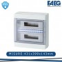 Faeg Centralino da Parete Stagno Con Sportello IP65 36 Moduli 431x399x143 FG14536