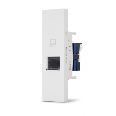 Presa RJ45 CAT.6 Serie Zen Mapam Bianco