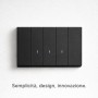 Cover 2 moduli Serie Zen Mapam Nero