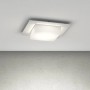 Plafoniera Moderna Top Light MIAMI PLUS Q GX53 LED IP54 Alluminio Policarbonato
