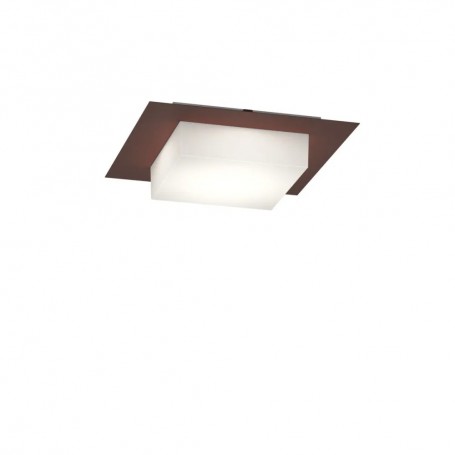 Plafoniera Moderna Top Light MIAMI PLUS Q GX53 LED IP54 Alluminio Policarbonato