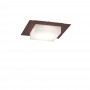 Plafoniera Moderna Top Light MIAMI PLUS Q GX53 LED IP54 Alluminio Policarbonato