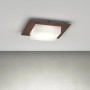 Plafoniera Moderna Top Light MIAMI PLUS Q GX53 LED IP54 Alluminio Policarbonato