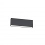 Applique LED Top Light MADRID 26 IP65 CCT Biemissione Alluminio Vetro