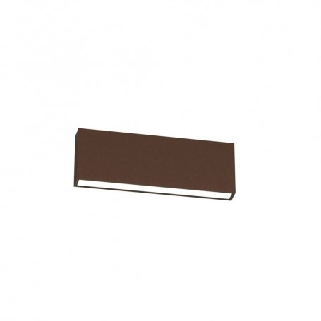 Applique LED Top Light MADRID 26 IP65 CCT Biemissione Alluminio Vetro