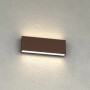Applique LED Top Light MADRID 26 IP65 CCT Biemissione Alluminio Vetro