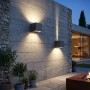 Applique LED Cubo Top Light PERTH AP IP65 10W CCT Biemissione Alluminio