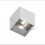 Applique LED Cubo Top Light PERTH AP IP65 10W CCT Biemissione Alluminio