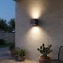 Applique LED Cubo Top Light PERTH AG IP65 20W CCT Biemissione Alluminio