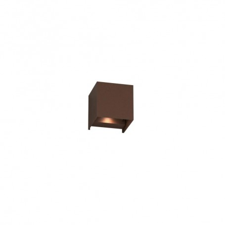 Applique LED Cubo Top Light PERTH AG IP65 20W CCT Biemissione Alluminio