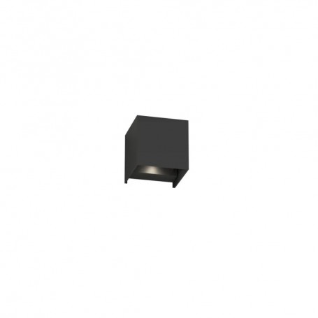 Applique LED Cubo Top Light PERTH AG IP65 20W CCT Biemissione Alluminio