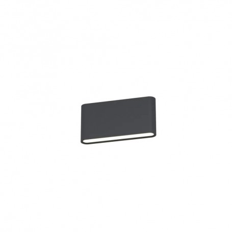 Applique LED Top Light LIMA 18 IP54 CCT Biemissione Alluminio Vetro