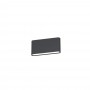 Applique LED Top Light LIMA 18 IP54 CCT Biemissione Alluminio Vetro