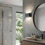 Applique LED Top Light LIMA 18 IP54 CCT Biemissione Alluminio Vetro