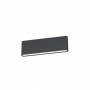 Applique LED Top Light LIMA 28 IP54 CCT Biemissione Alluminio Vetro