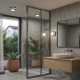 Plafoniera Moderna Top Light SOHO 14 GX53 LED IP54 Alluminio Policarbonato