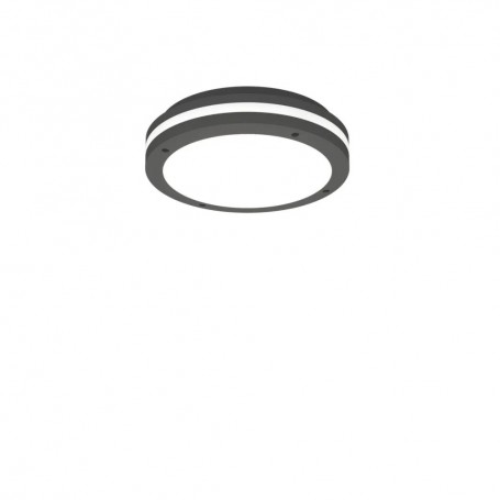 Plafoniera Moderna Top Light SOHO 30 GX53 LED IP54 Alluminio Policarbonato