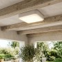 Plafoniera Moderna Top Light IRVINE 37 GX53 LED IP54 Alluminio Policarbonato
