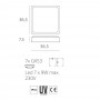 Plafoniera Moderna Top Light IRVINE 37 GX53 LED IP54 Alluminio Policarbonato