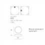Plafoniera Moderna Top Light BAKU 28 GX53 LED IP54 Alluminio Policarbonato