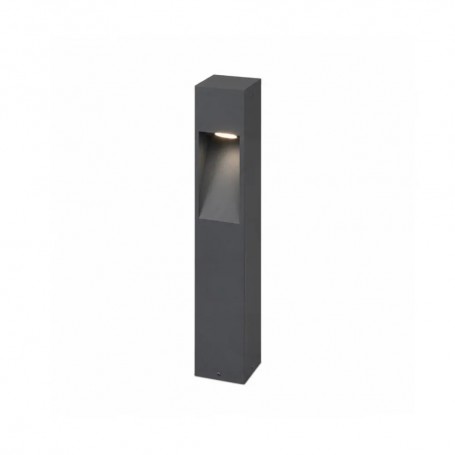 Lampione Paletto Moderno Top Light LISBONA PA55 LED 12W 3000K IP65 Alluminio
