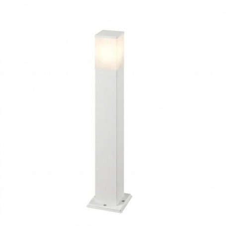 Lampione Paletto Top Light NIZZA BIANCO E27 LED IP44 Alluminio e Policarbonato