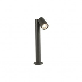 Lampione Paletto Moderno Top Light OSLO PA50 PA80 1 GA GU10 LED IP65 Orientabile Alluminio 50-80cm