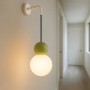 Applique Moderna Top Light COTTAGE 1228 A G9 LED Vetro Blu/Verde/Rossa