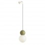 Applique Moderna Top Light COTTAGE 1228 A G9 LED Vetro Blu/Verde/Rossa