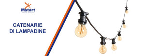 CATENARIE DI LAMPADINE