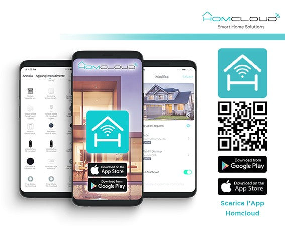 Homcloud Cronotermostato Digitale Wi-Fi