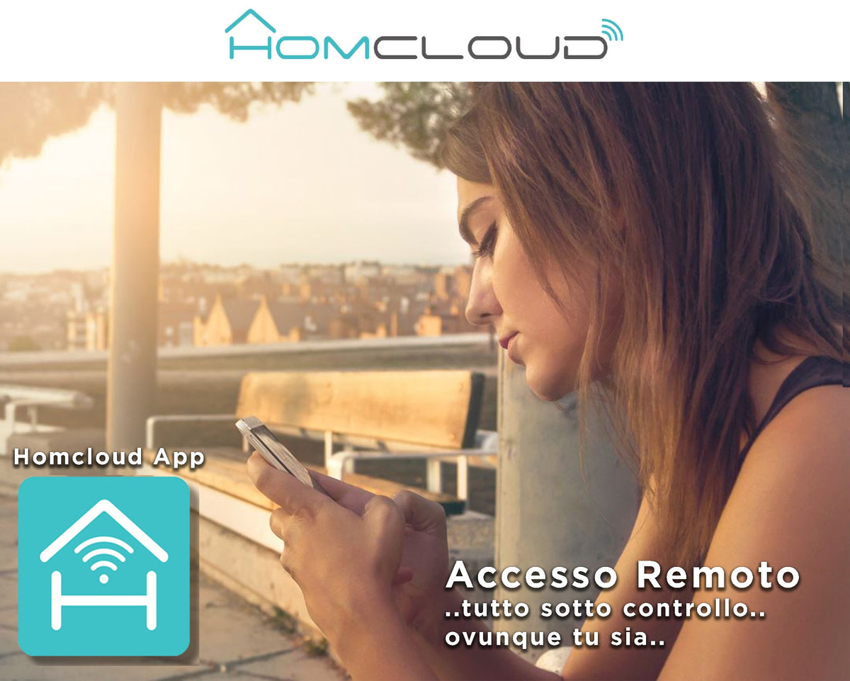Homcloud Cronotermostato Digitale Wi-Fi