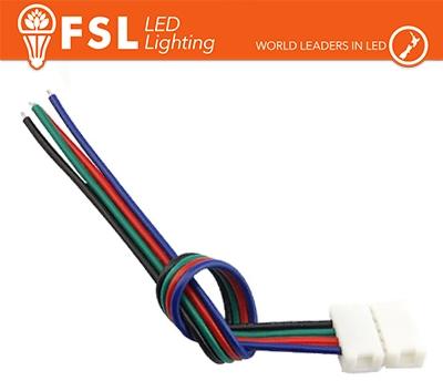 Connettore rapido END per strip 10mm LED RGB/RGBW