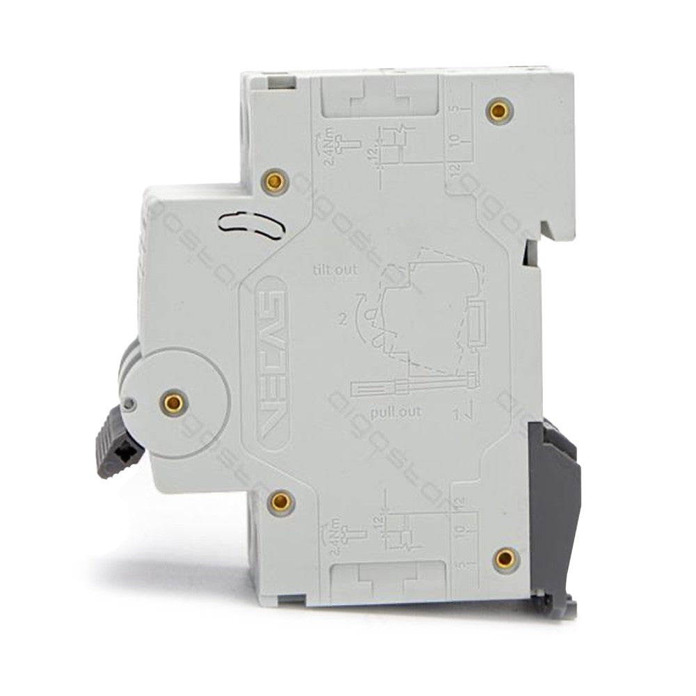 Interruttore Automatico Modulare Magnetotermico 2P 25A Curva C Aigostar