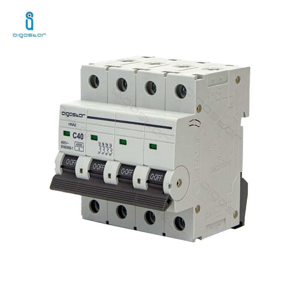 Interruttore Automatico Modulare Magnetotermico 4P 40A Curva C Aigostar