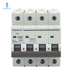 Interruttore Automatico Modulare Magnetotermico 4P 63A Curva C Aigostar