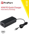 Alimentatore Type C 45W Quick charge PD desktop