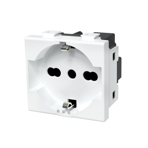 Presa Schuko 10/16a Compatibile Bticino Matix