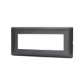 Placca 6 Moduli Testa di Moro In Plastica Compatibile Bticino Matix