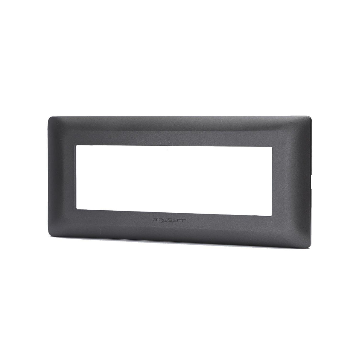 Placca 6 Moduli Testa di Moro In Plastica Compatibile Bticino Matix