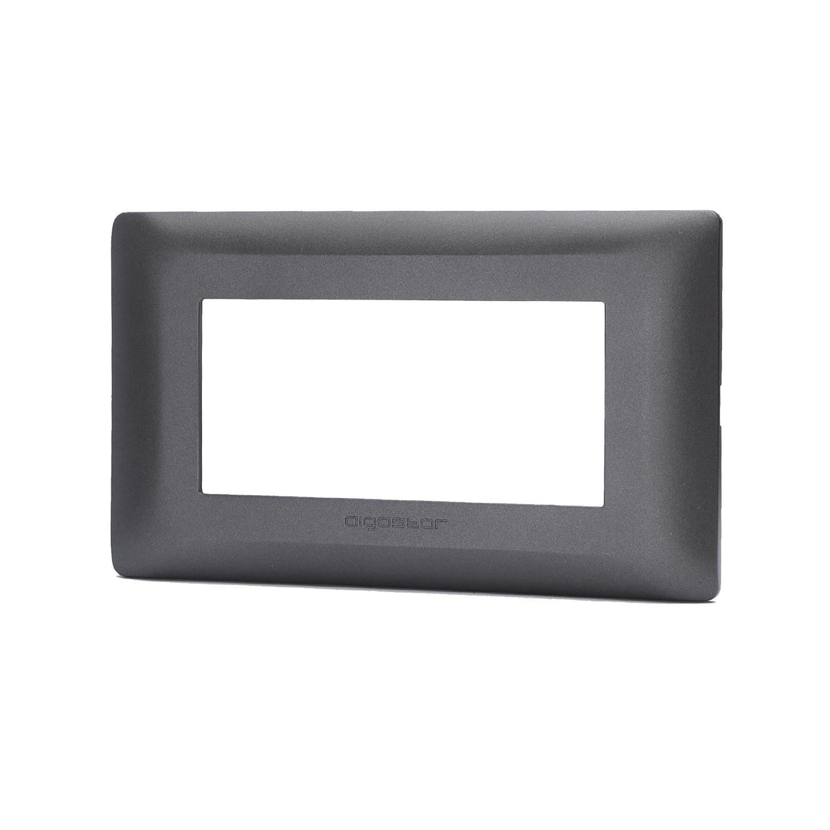 Placca 4 Moduli Testa di Moro In Plastica Compatibile Bticino Matix